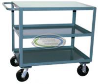 Three Shelf Service Cart 2,400 Pound Capacity 24 x 36 Three Shelf Service Cart 2,400 Pound Capacity 24 x 36
