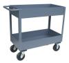 6 Inch Deep Lipped Two Shelf 2,400 Pound Capacity Cart 24 x 48