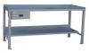 Stationary work bench 36 x 72 with one drawer on the left