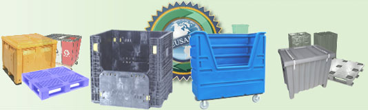 Bulk Plastic Containers, Pallets, Crates, Totes, Moving Boxes