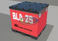 40x48x30 UNI-PAK Sleeve Pack Bulk Container w-10mil Corrugated Plastic Sleeve