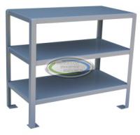 Steel workstand with three shelves 24 x 60