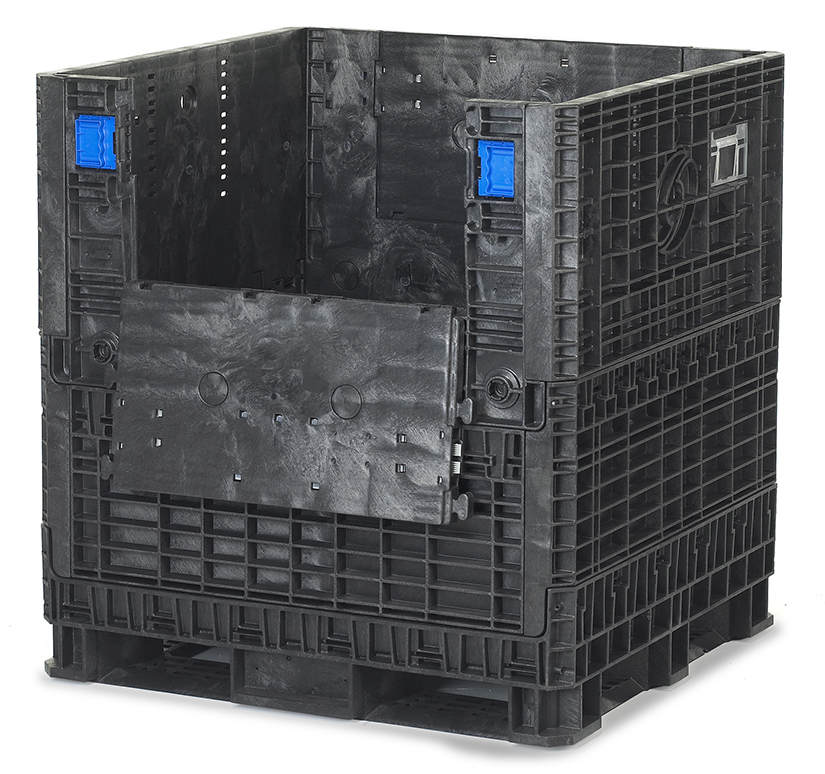45x48x46 Collapsible Bulk Container Drop Open