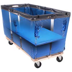 13.5 Cu.Ft.Vinyl Cart with Matching Spring Lift