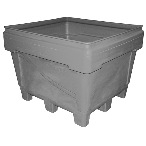 31cu ft - 48x44x36 Fixed Wall Bulk Container  - 4-way Entry