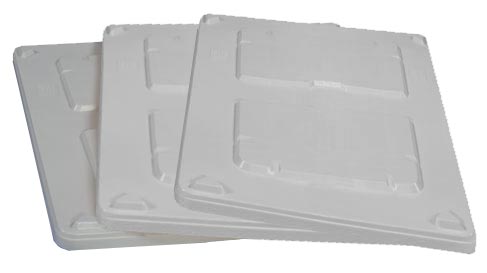 48x40 AgriMag Bulk Container Lid - Gray