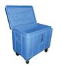 11cu ft - 43x27.5x39.5 Insulated Container w/Hinged Lid & Casters