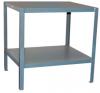 Steel workstand with two shelves 30 x 48