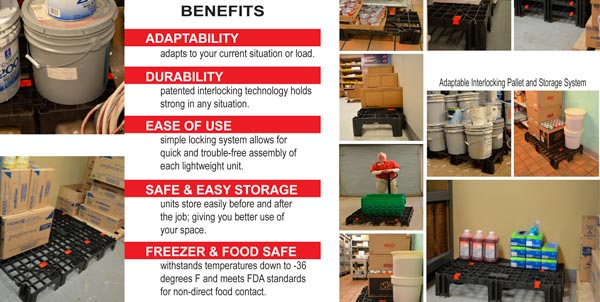 Adaptable Pallet and Storage System